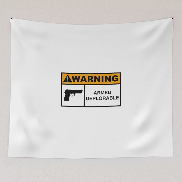 Item preview, WARNING Armed Deplorable American designed and sold by Frugal-Fox.