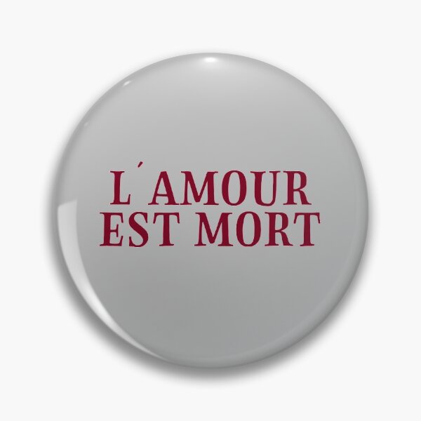 Item preview, L´Amour Est Mort, 2 burgundy designed and sold by perezzzoso.