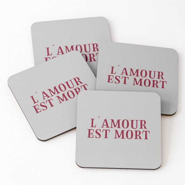 Item preview, L´Amour Est Mort, 2 burgundy designed and sold by perezzzoso.