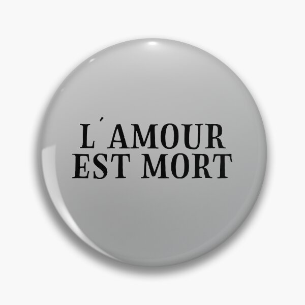 Item preview, L´Amour Est Mort, 2 black designed and sold by perezzzoso.