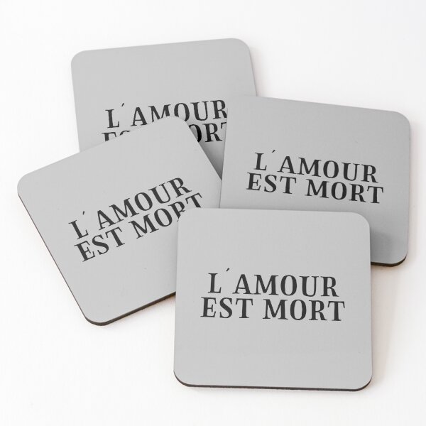 Item preview, L´Amour Est Mort, 2 black designed and sold by perezzzoso.