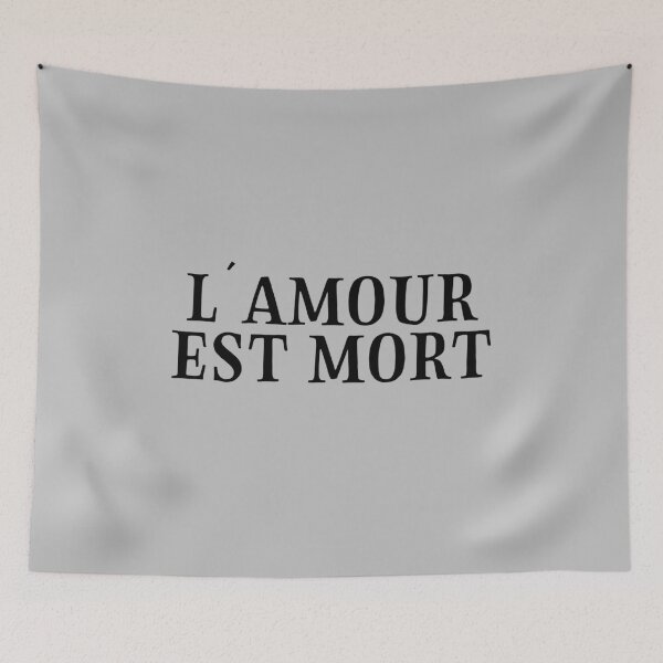 Item preview, L´Amour Est Mort, 2 black designed and sold by perezzzoso.