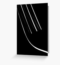 Pronged and Pointed Greeting Card