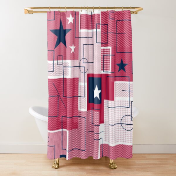 Seeing Circles Shower Curtain