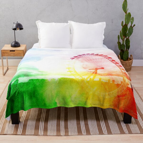 Item preview, Dystopian Rainbow London Eye designed and sold by NatLeBrunDesign.