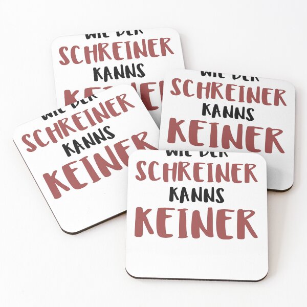 Item preview,  Wie Der  Schreiner  Kanns  Keiner designed and sold by The5thDesign.