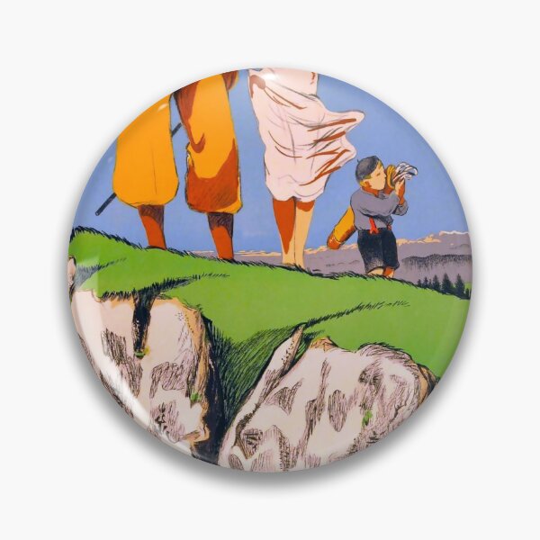 Item preview, Mont Revard vintage travel poster designed and sold by stickart-marek.