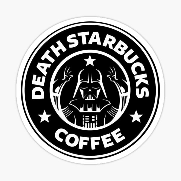 starwars coffee design Sticker