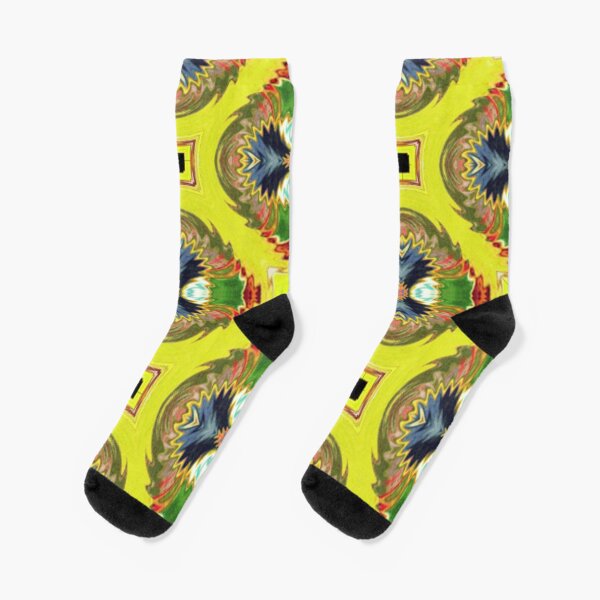 Neon Fuzz Socks