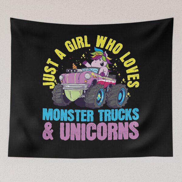 Item preview, Monster Truck Unicorn Girl designed and sold by 4tomic.