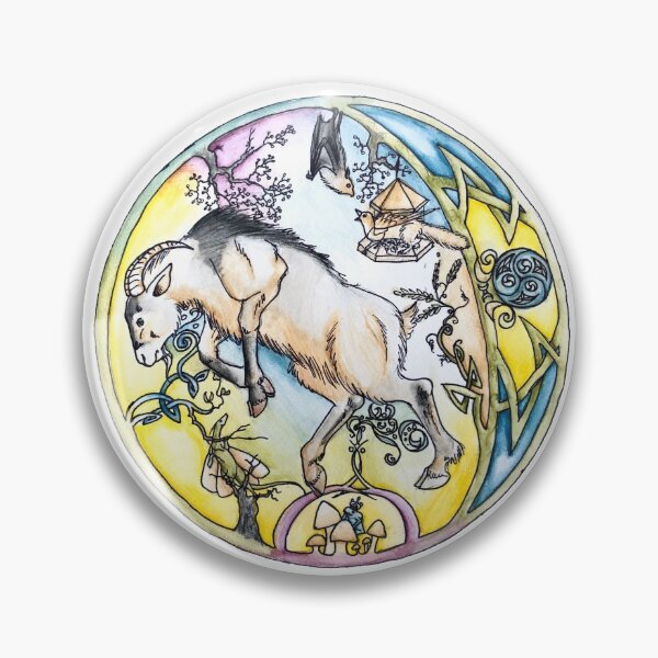 Item preview, Goat Dreamscape designed and sold by Julie Behrens.