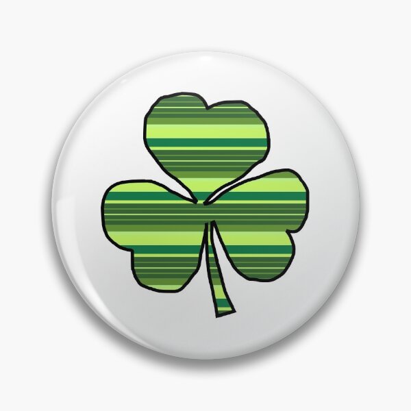 Item preview, Green Striped Shamrock designed and sold by ellenhenry.