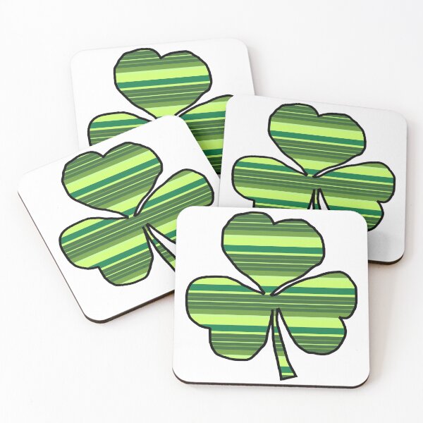 Item preview, Green Striped Shamrock designed and sold by ellenhenry.