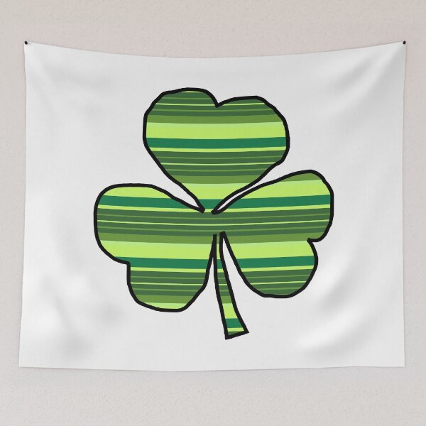 Item preview, Green Striped Shamrock designed and sold by ellenhenry.