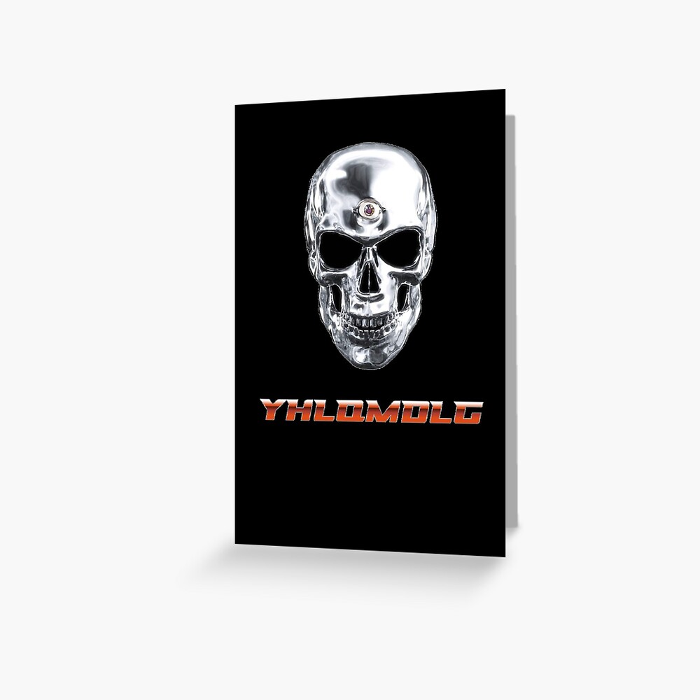 "Bad Bunny YHLQMDLG (New Album) Skull Design" Greeting ...