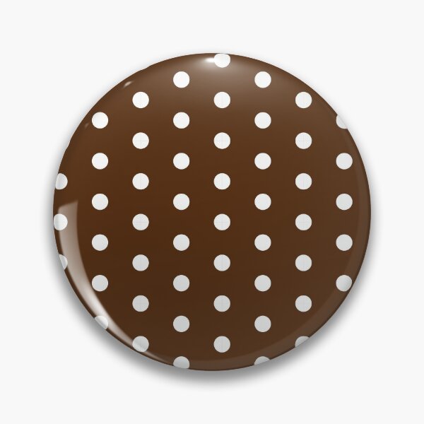 Item preview, White Polka Dots on Chocolate designed and sold by SJ Designs.