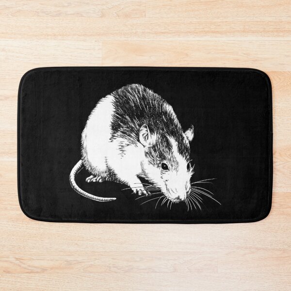 Item preview, Fancy Rat Animal Portrait (dark background)  designed and sold by MMMSdesigns.