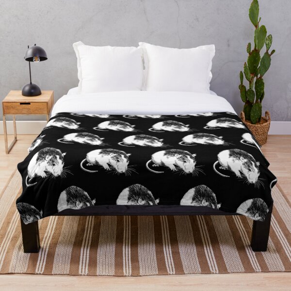 Item preview, Fancy Rat Animal Portrait (fondo oscuro) designed and sold by MMMSdesigns.