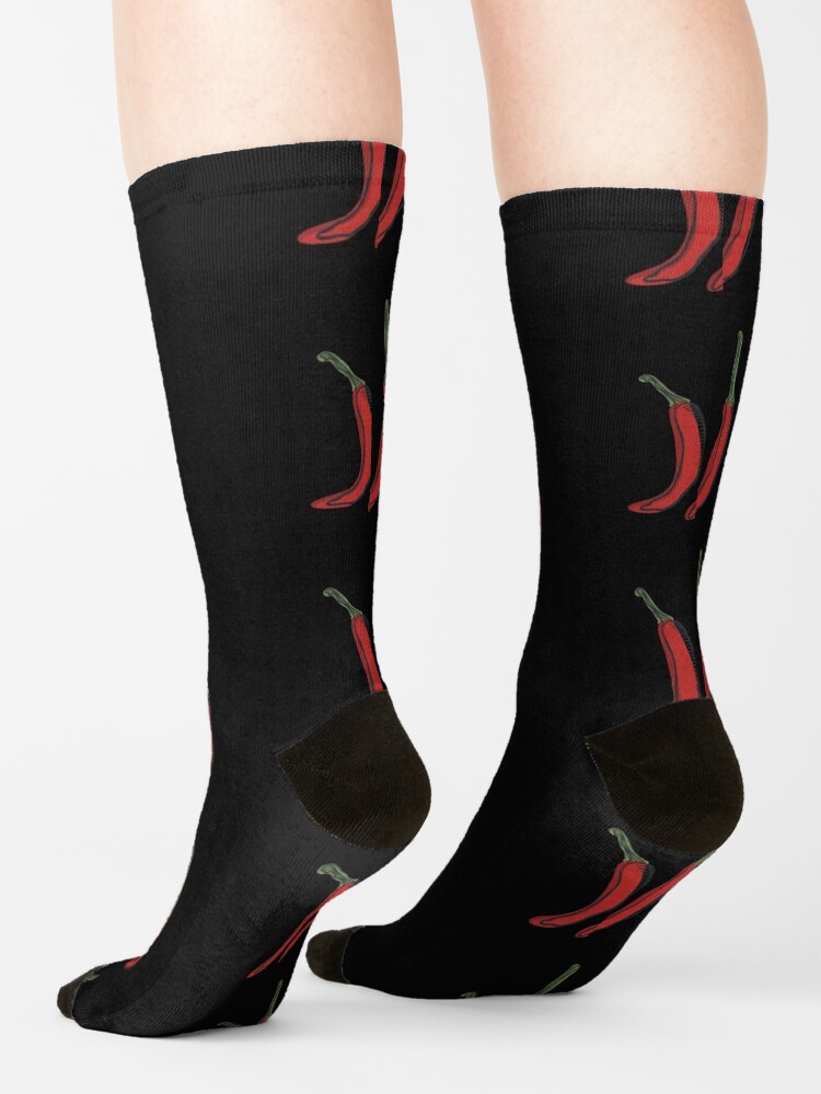 "Cute chili peppers" Socks for Sale by Diev Redbubble