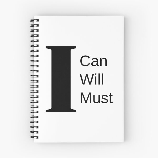 Item preview, I Can I Will I Must - Quote designed and sold by El-Farouk.