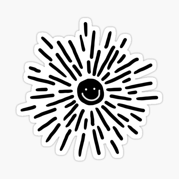 happy sun Sticker