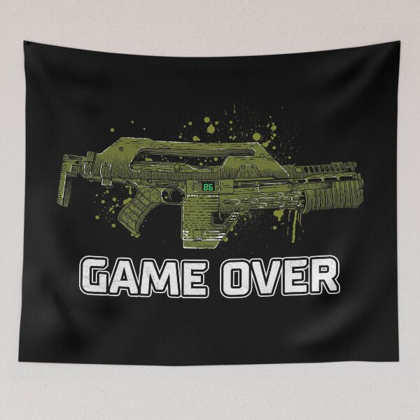Item preview, Game Over Marines designed and sold by therocketman.