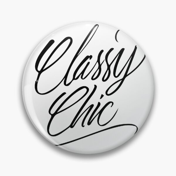 Item preview, Classy Chic Handlettering text black version. designed and sold by Duukster.