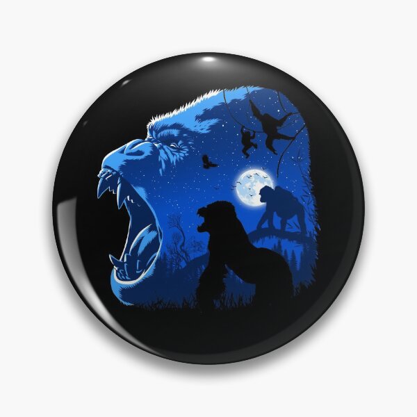 Item preview, Gorilla family in the jungle night designed and sold by albertocubatas.