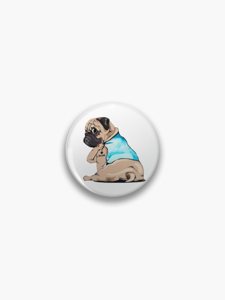 sausage:pets-pet-portrait-lettering-letter-pug-dog