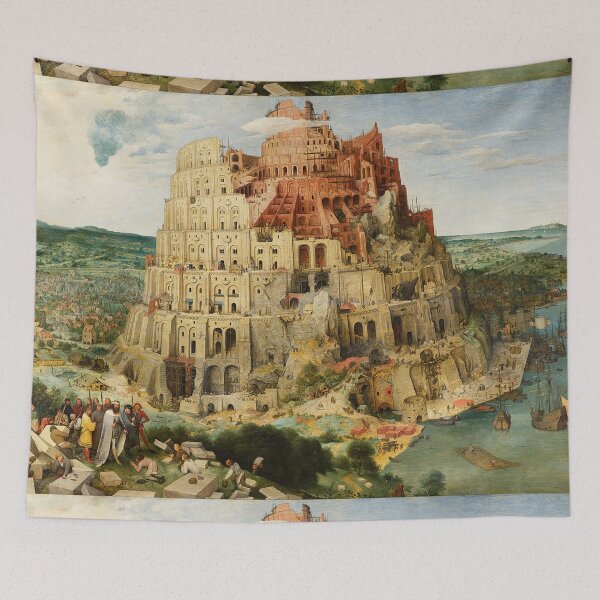 Item preview,  The Tower of Babel (Vienna) - Pieter Bruegel the Elder  designed and sold by Vintage Designs +.