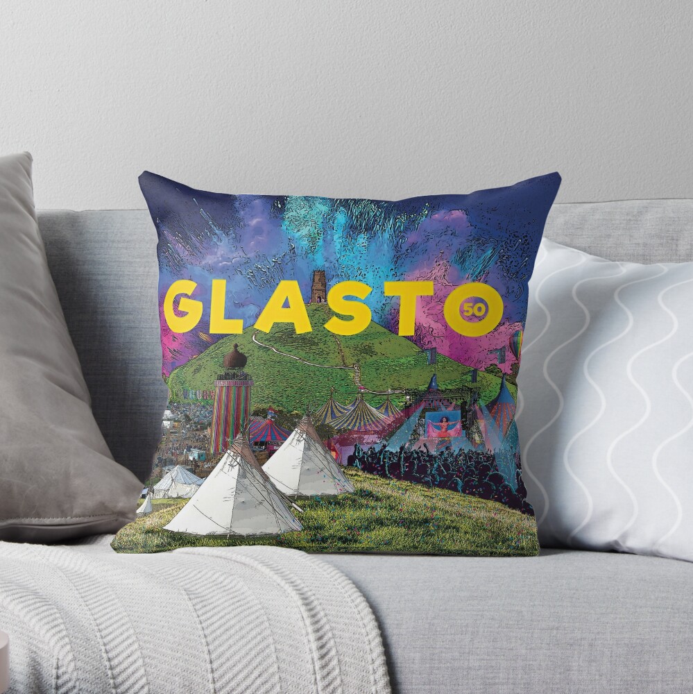 "Glastonbury Festival 2021 - 50th Anniversary Print ...