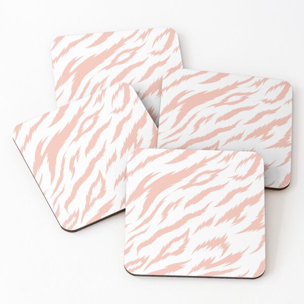 Item preview, Coral and white zebra background designed and sold by Jenmag.