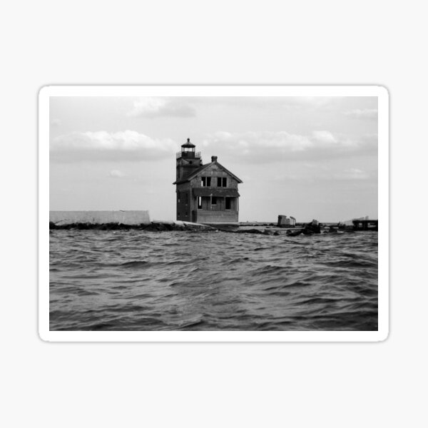 Item preview, Abandoned Cedar Point Lighthouse. Chesapeake Bay, Maryland. 1960 designed and sold by jwhimages.
