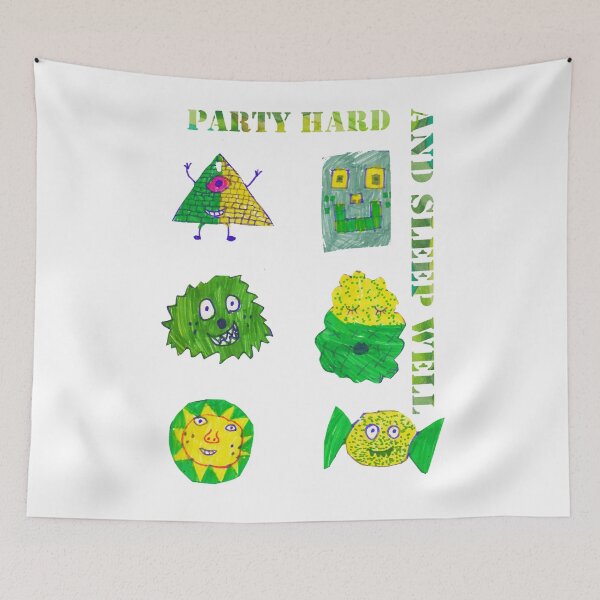 Item preview, Party hard and sleep well designed and sold by AgniArt.