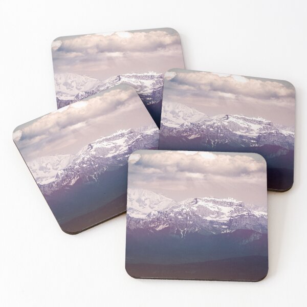 Item preview, Mont blanc massif mountain in Alps by overcast dark sky designed and sold by Grégory DUBUS.