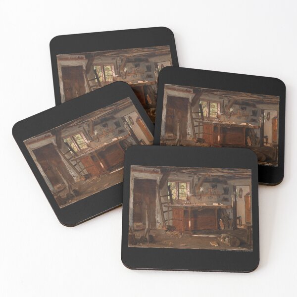 Item preview, A carpenter's workshop (1855) By Christen Dalsgaard designed and sold by knightsydesign.