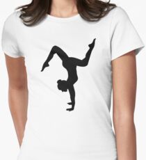 Floor exercises Women's Fitted T-Shirt