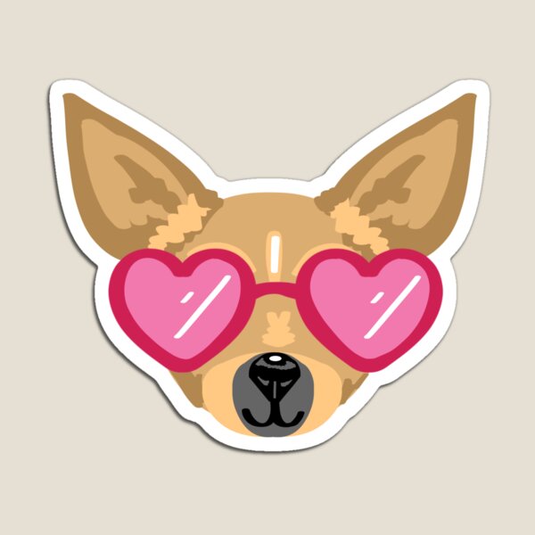 Item preview, Dog with heart glasses designed and sold by bloomplanners.