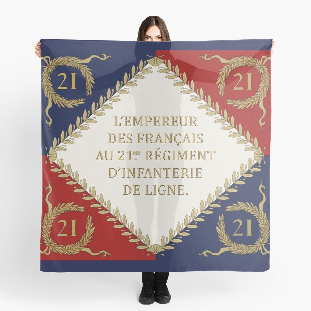 Napoleonic French 85th Regimental Flag REMASTERED Blanket Warm