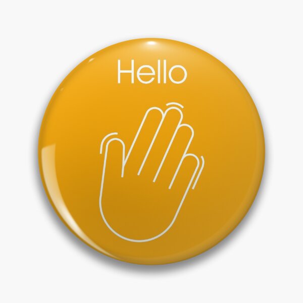 Item preview, Hello Waving White designed and sold by SJ Designs.