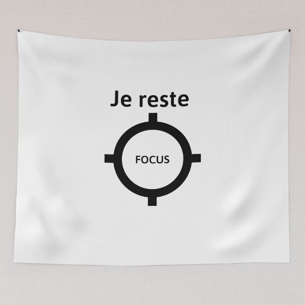 Aperçu de l'œuvre Je reste Focus créée et vendue par El-Farouk.