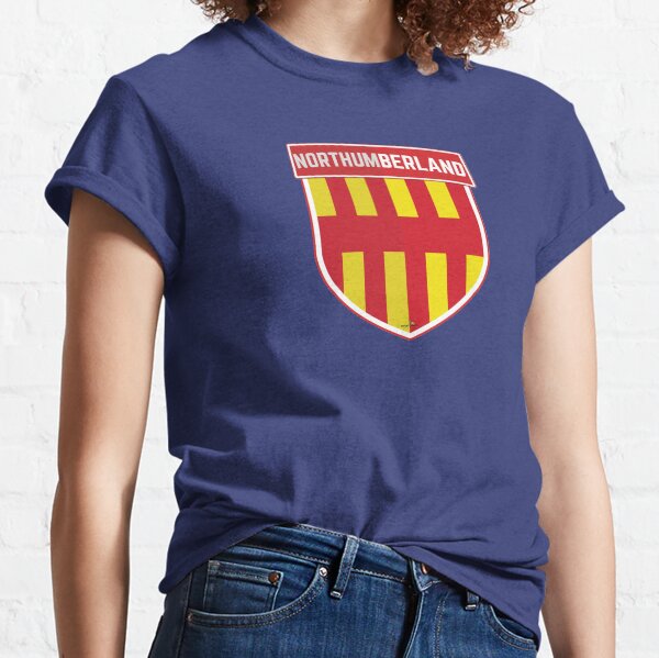 NORTHUMBERLAND Britain England Shield Flag UK Sticker & T-Shirt 1 Classic T-Shirt