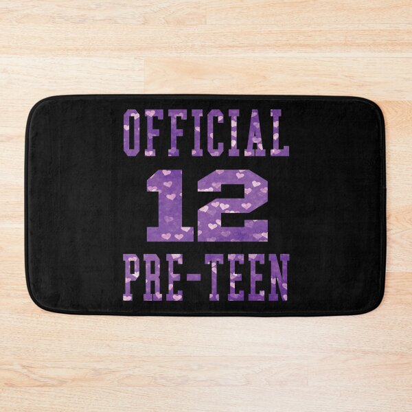 Item preview, Official 12 Preteen Sweet 12th Birthday Gift for Girls design designed and sold by Grabitees.