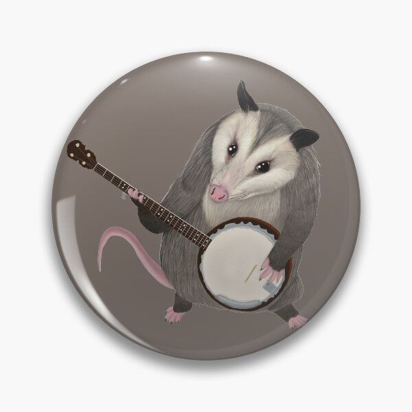 Item preview, Opossum playing the banjo - possum designed and sold by Mehu.