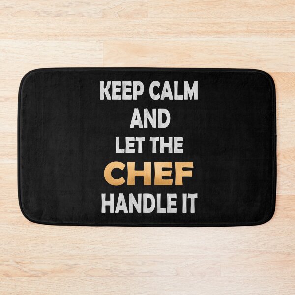 Item preview, Keep Calm And Let The Chef Handle It - Funny Cook product designed and sold by Grabitees.