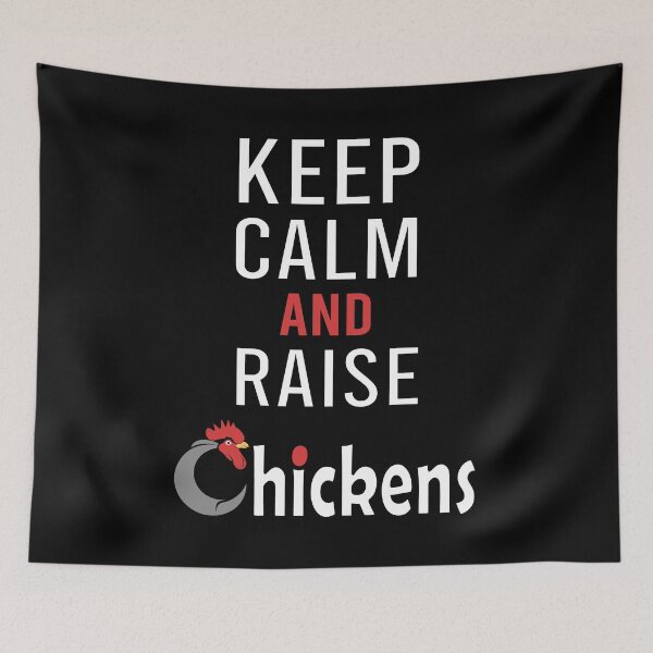 Item preview, Keep Calm And Raise Chickens designed and sold by trendyshopy.