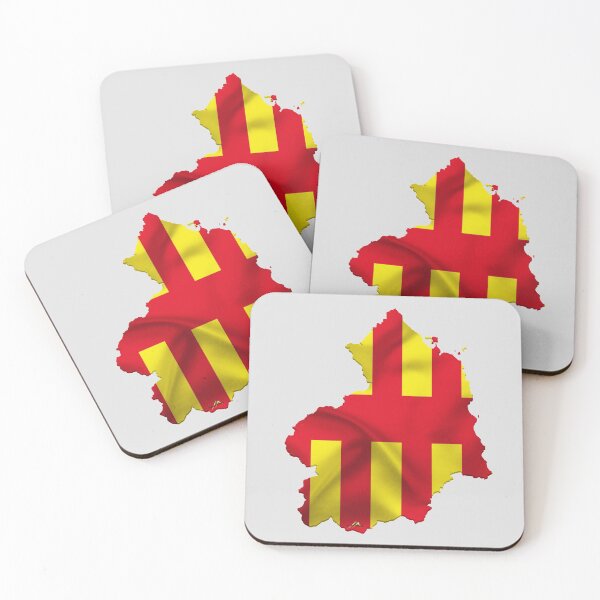 Item preview, NORTHUMBERLAND Britain England Map Flag UK Sticker & T-Shirt 2 designed and sold by OuterShellUK.