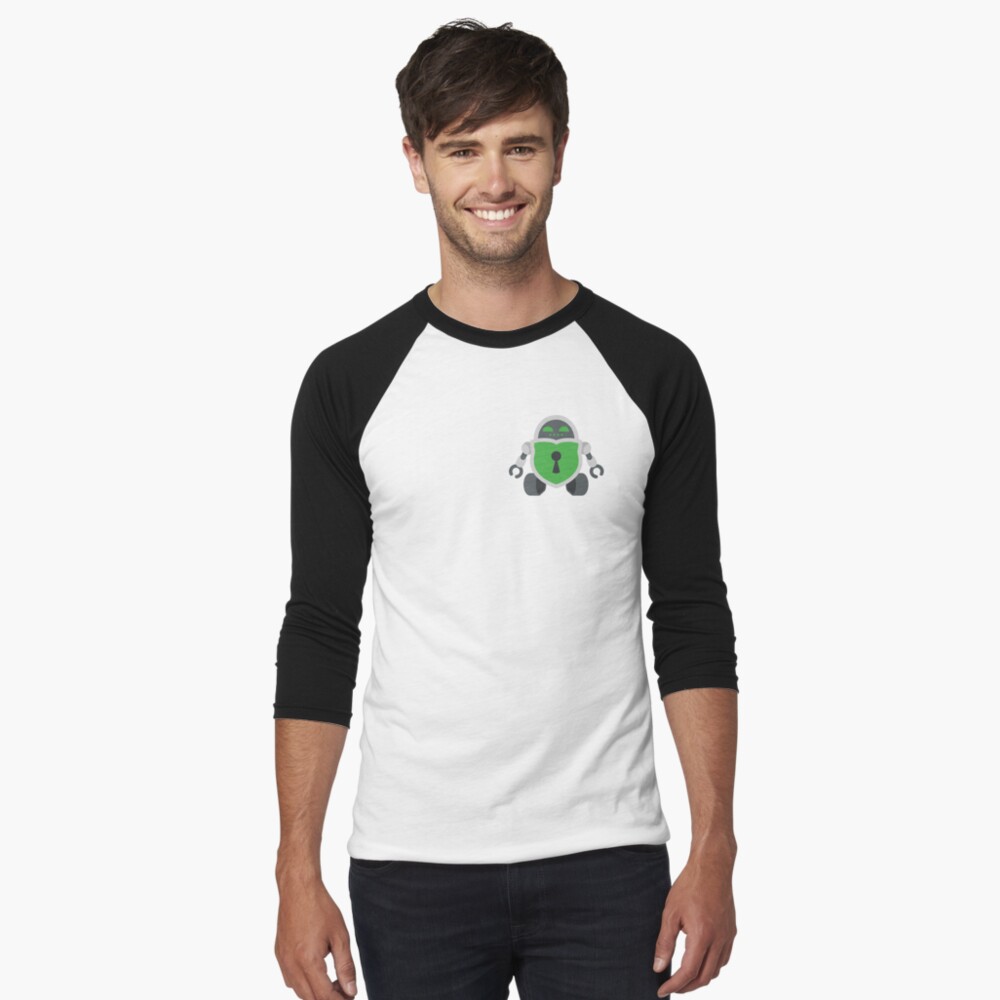 Item preview, Baseball ¾ Sleeve T-Shirt designed and sold by cryptomator.