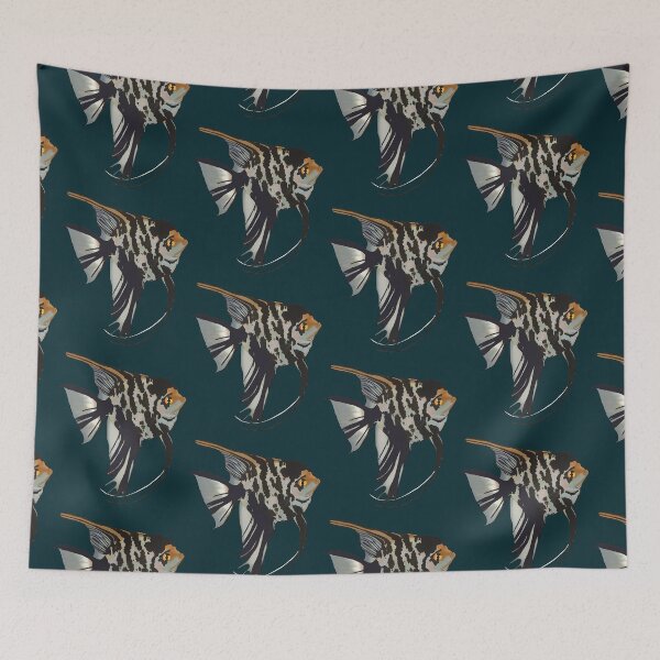 Item preview, Marbled Angelfish - Freshwater Angel designed and sold by Mehu.