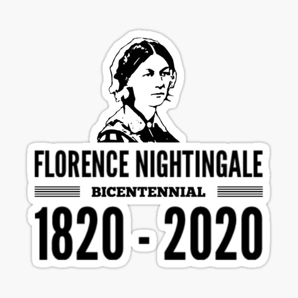 Florence Nightingale Bicenennial (200th) Anniversary Sticker